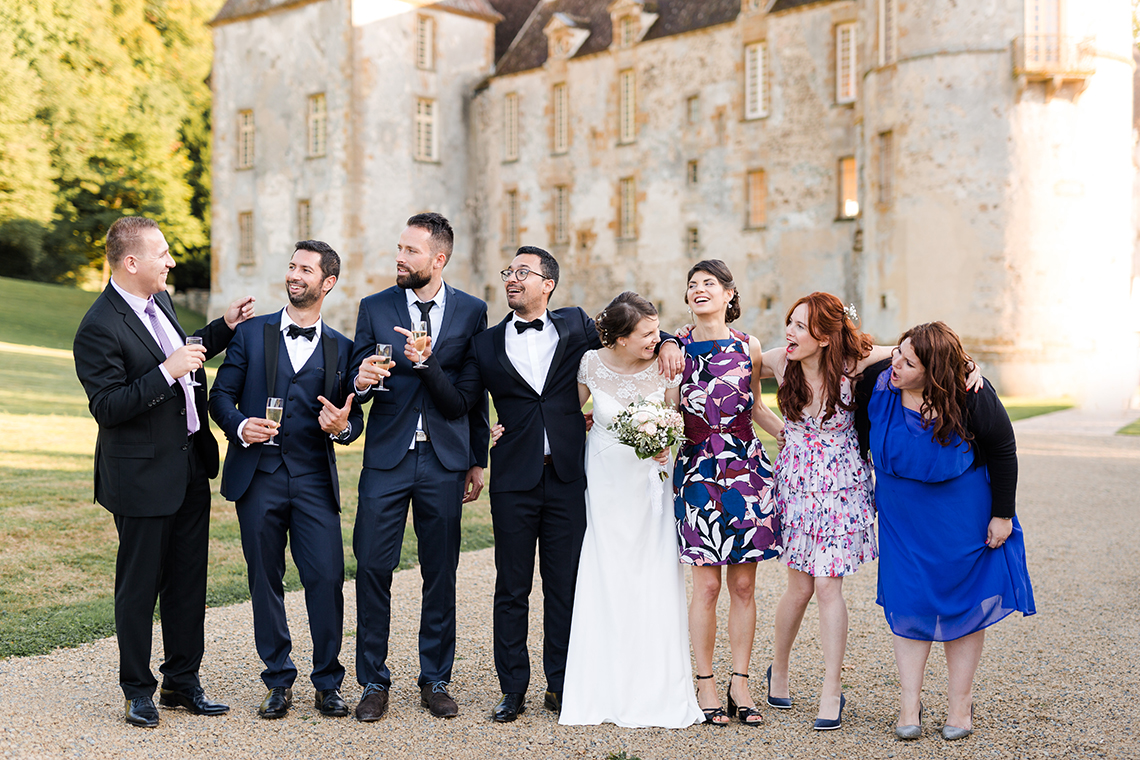 photos de groupe mariage