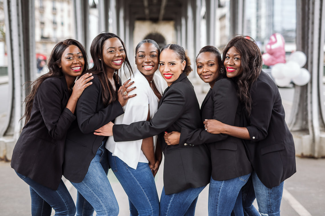 seance photo enterrement de vie de jeune fille