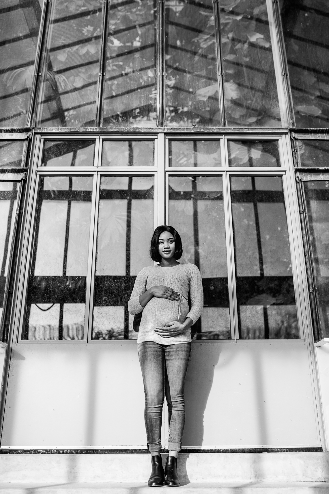photographe Jardin des plantes grossesse Paris
