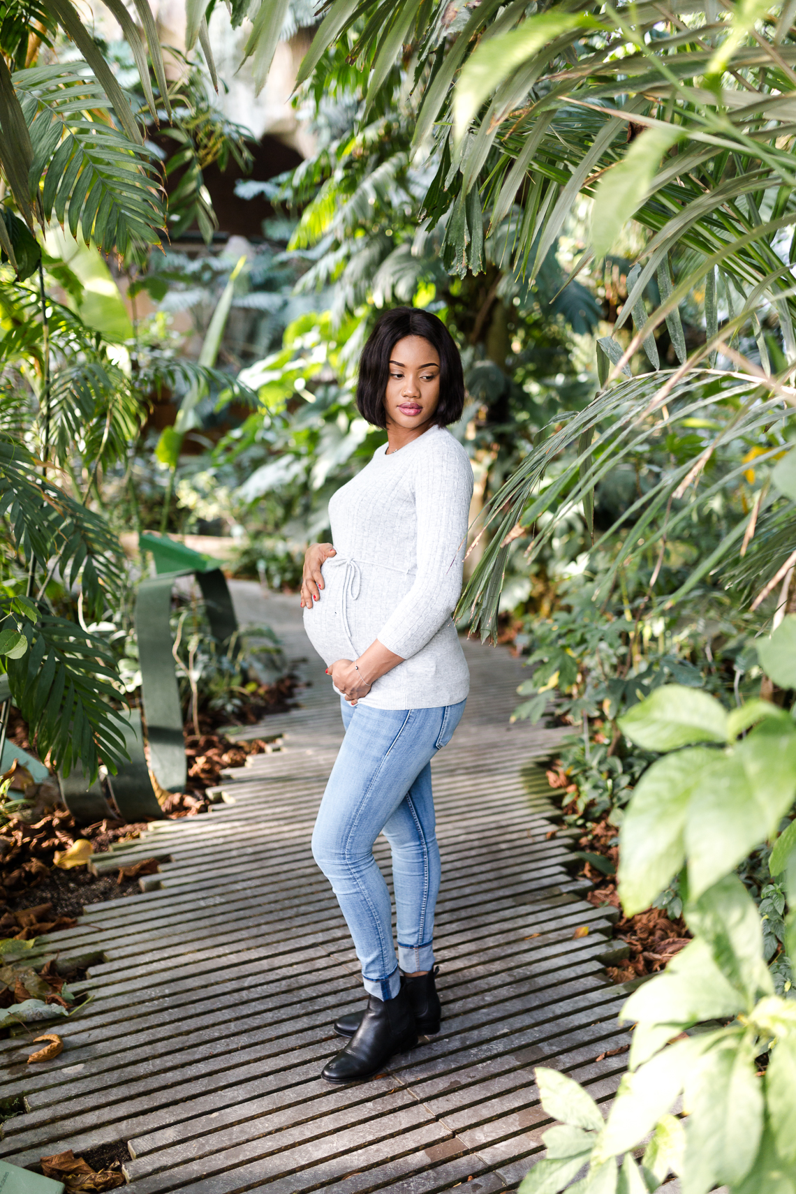 photographe Jardin des plantes grossesse Paris
