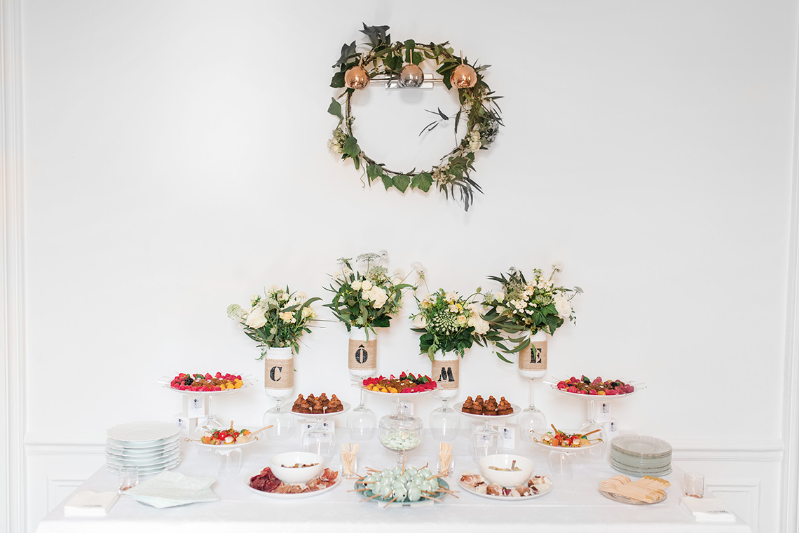buffet bapteme theme champetre