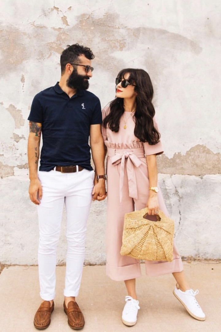 séance photo idée tenue été couple