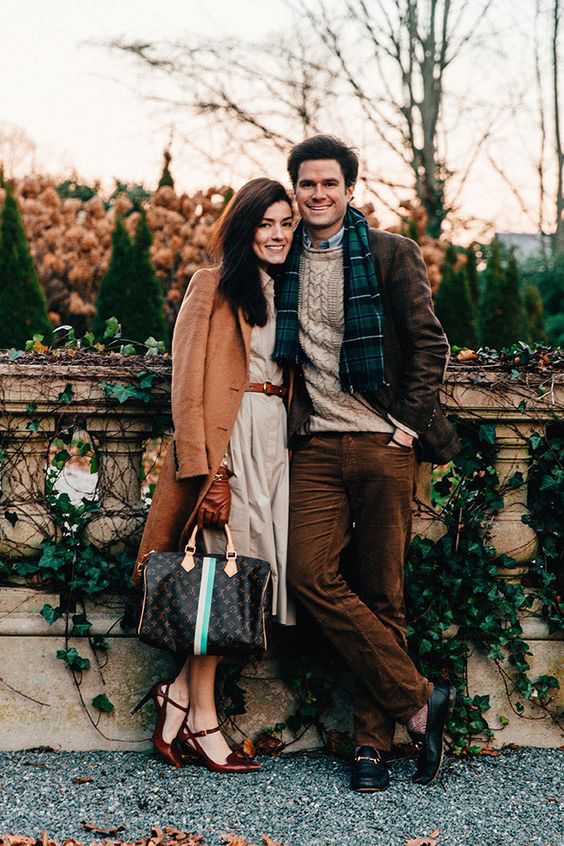 photo couple automne tenue