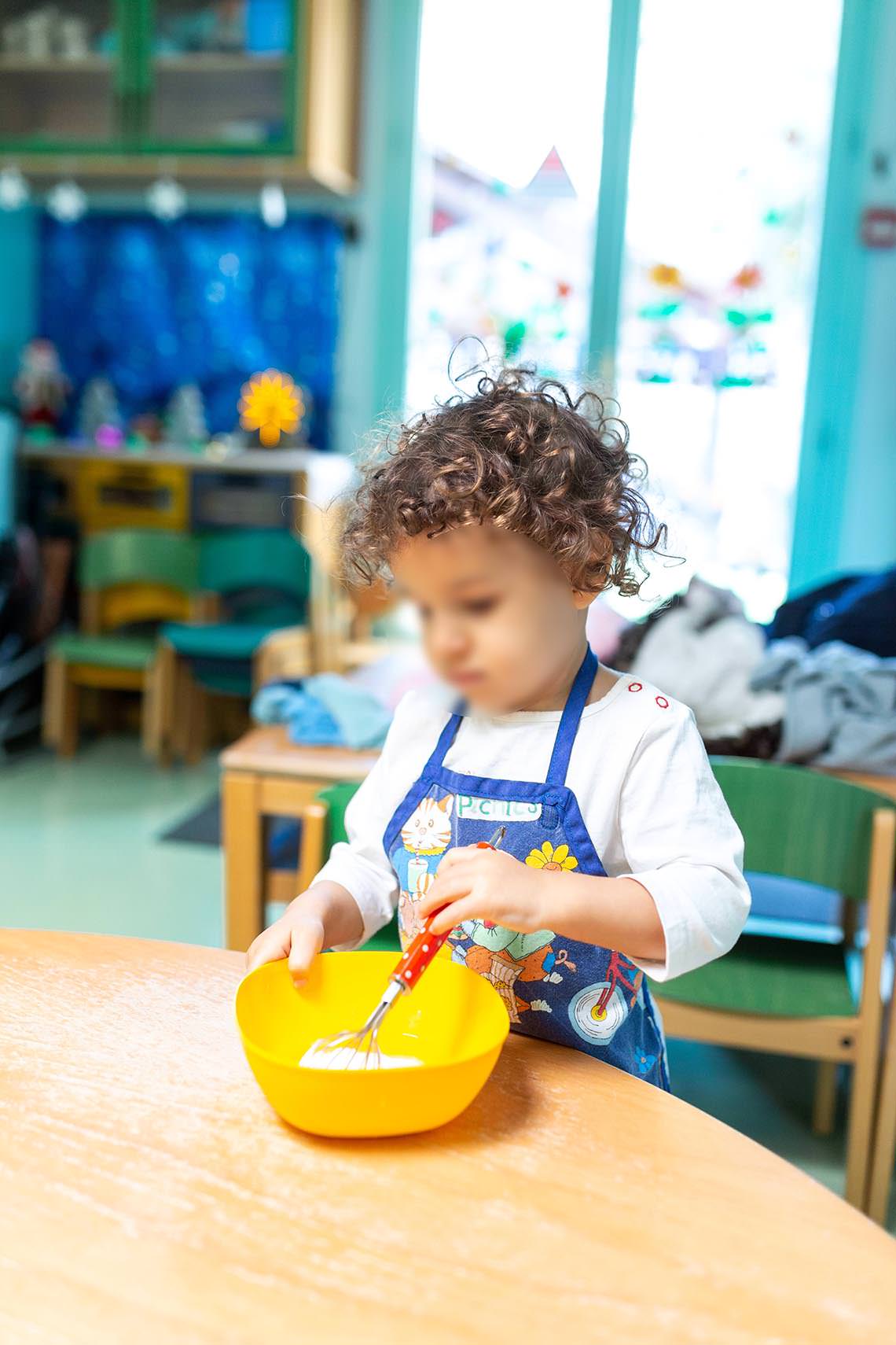 photos en creche sur le vif