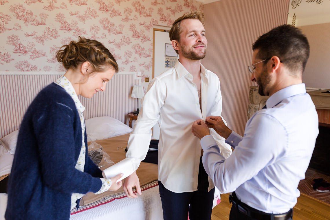 préparatif mariage marié homme