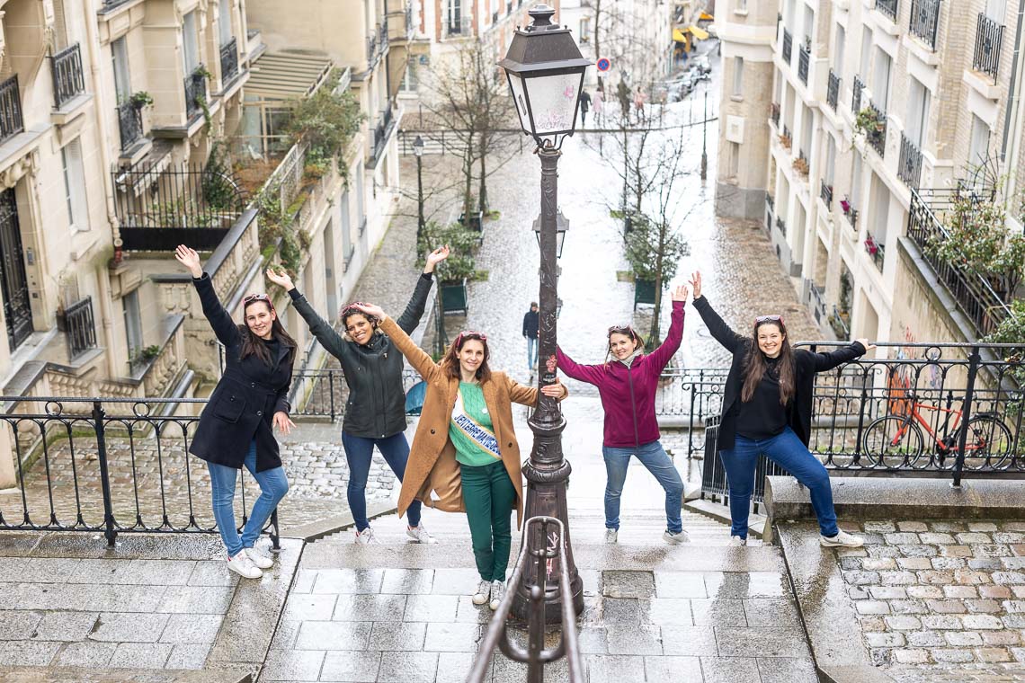 photographe evjf paris montmartre
