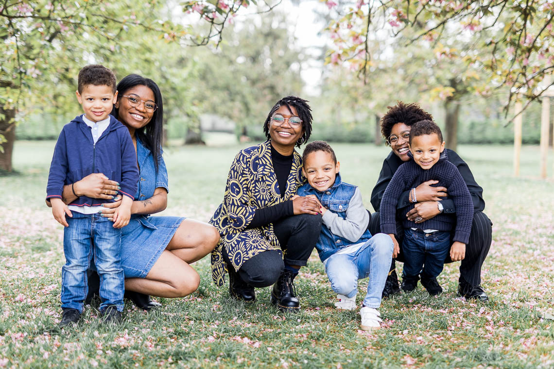 Photos de famille intergénérationnel