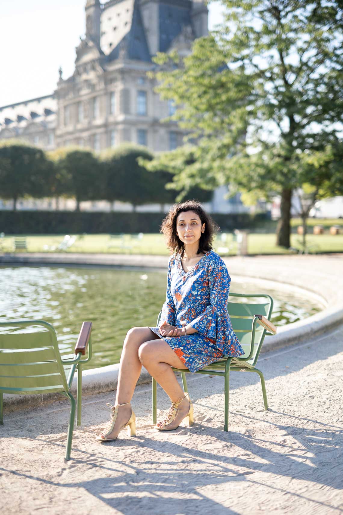 portrait entrepreneur femme exterieur paris