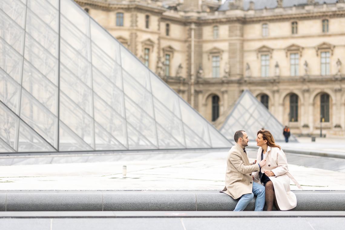 shooting photo au louvre