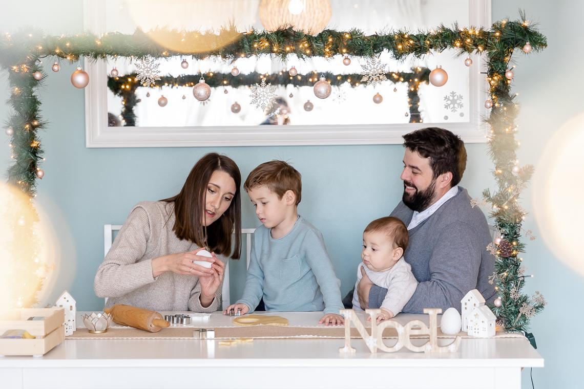 shooting famille noel domicile paris