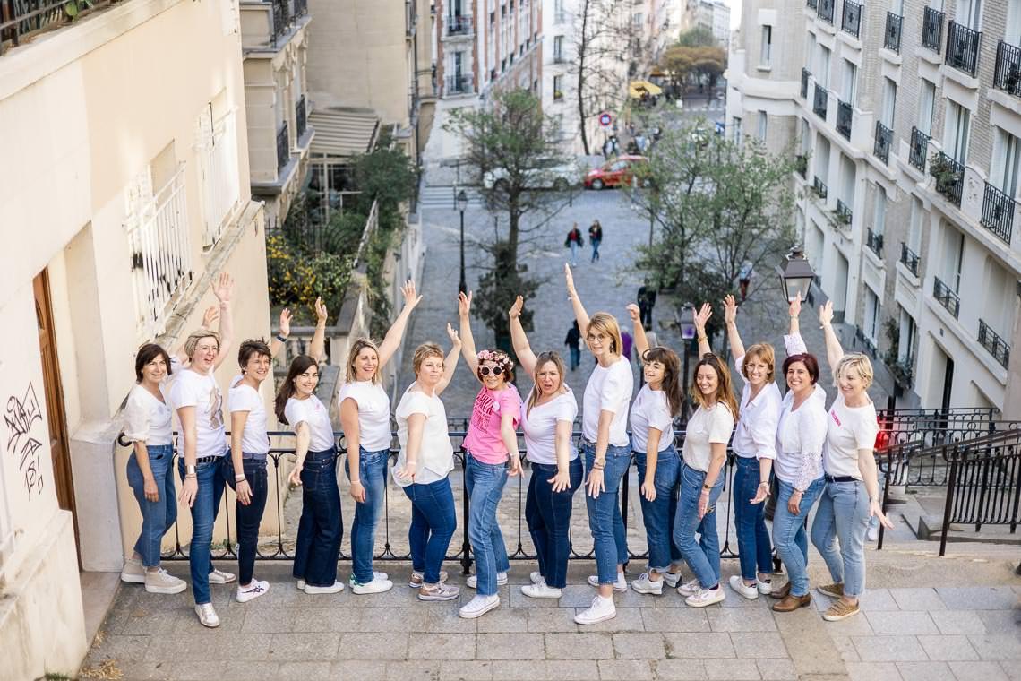 evjf enterrement de vie de jeune fille paris montmartre shooting photo seance