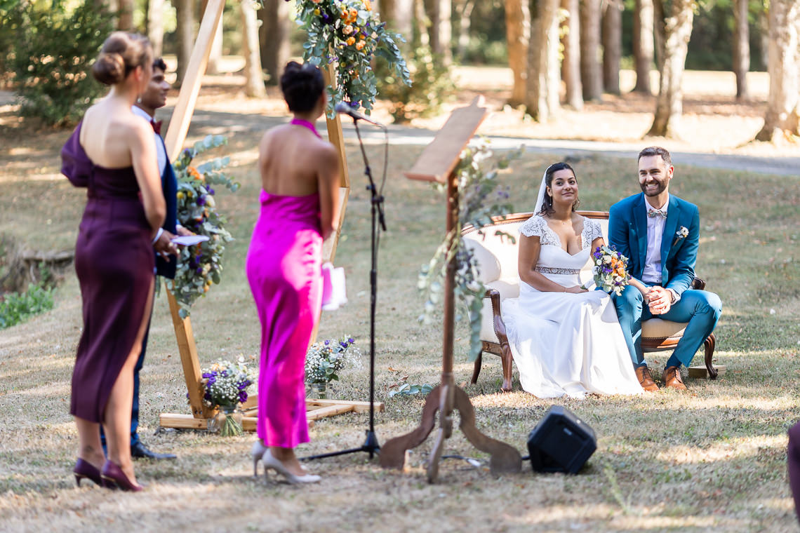 cérémonie laique mariage chateau courtalain