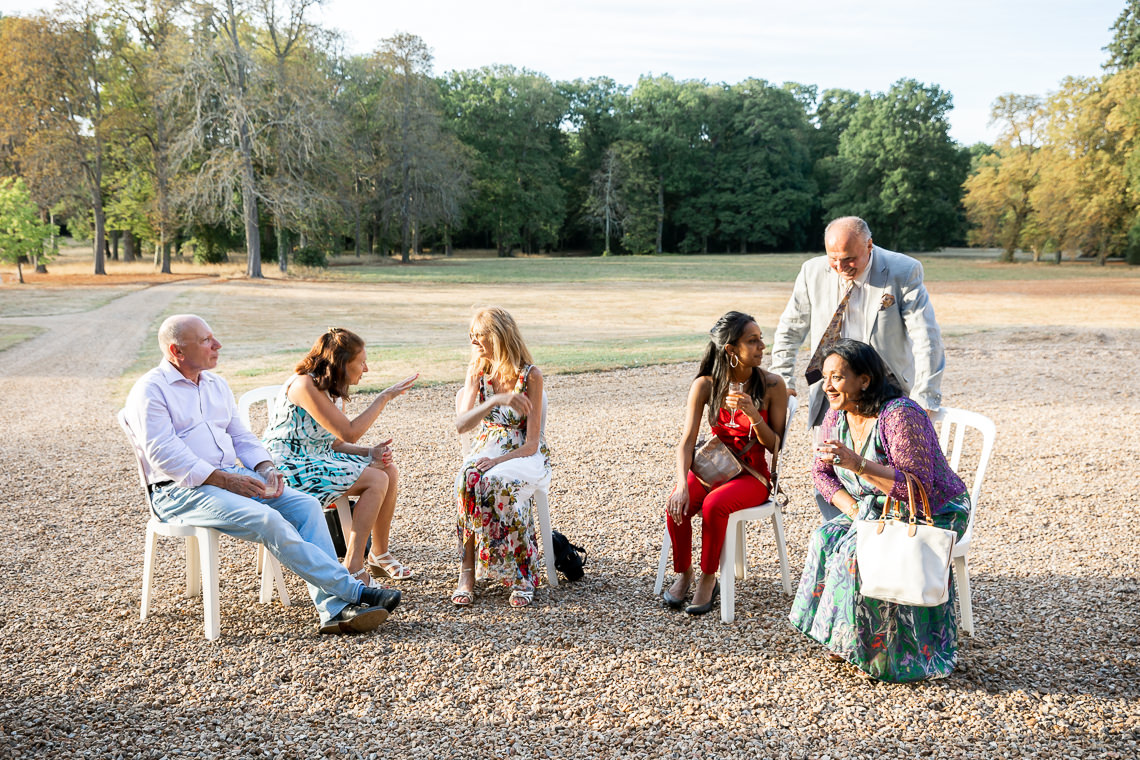 photographe mariage cocktail chateau courtalain